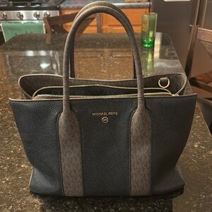 Michael Kors Black and Brown Women's Bag